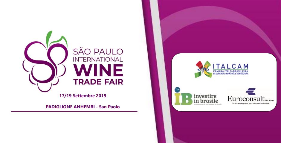 IB – ITALCAM per l’isola Italiana al Wine Trade Fair di São Paulo